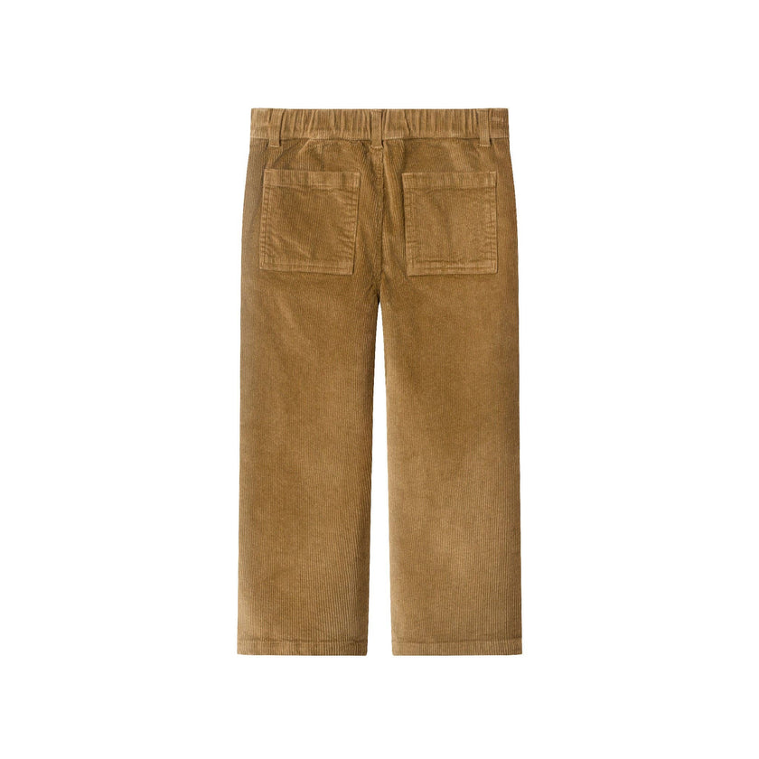 Kids Wide Leg Corduroy Pants | Beige