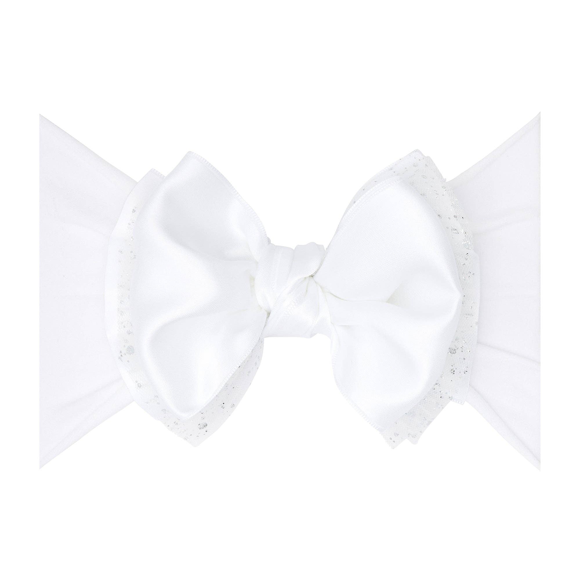 NOVELTY FAB®: Fairytale White Hair Bow