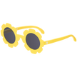 Neon Yellow Flower Kids Sunglasses on