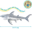 Sammy The Shark 36 Inch Stuffed Animal Plush
