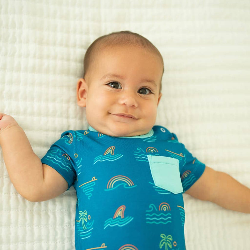 Tropical Daydream Shortie Bamboo Romper