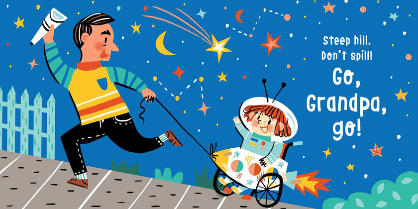 Go, Grandpa, Go! Board Book