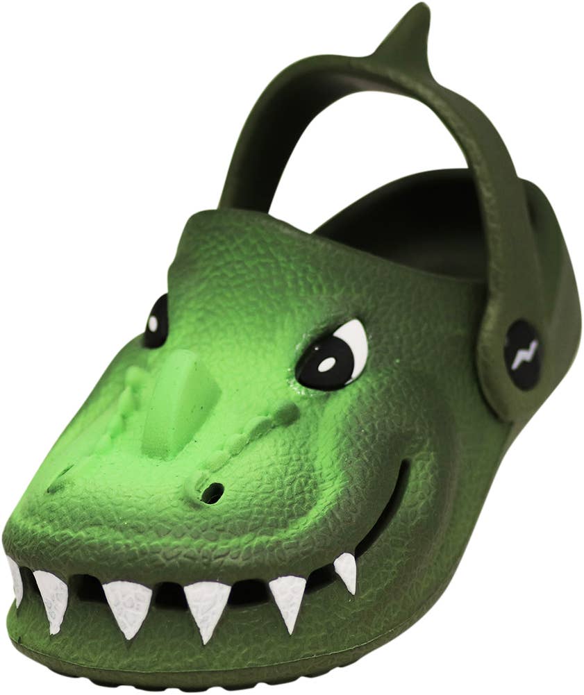 Green Alligator Clog