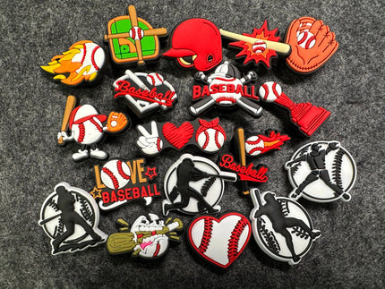 Baseball Shoe Charms