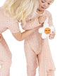 Pink Daisy Bamboo Baby Lovey