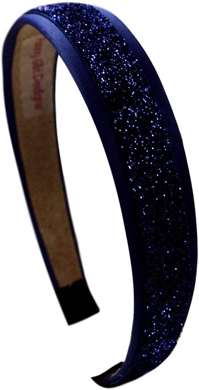 Satin Glitter Sparkle Arch Girls Headband - Assorted