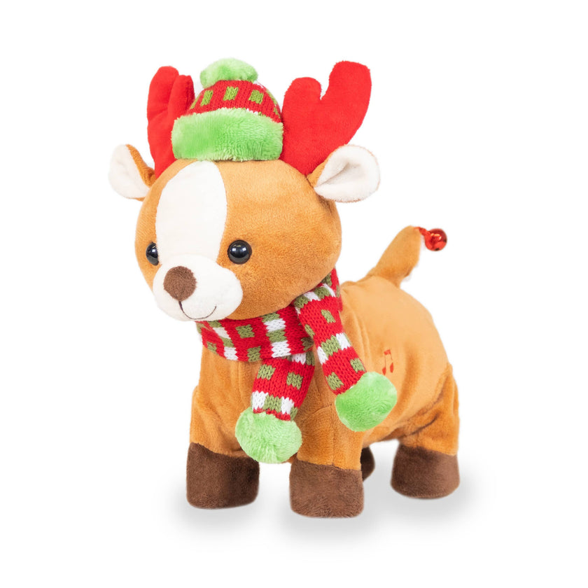 Rock & Roll Rider (Christmas Singing Reindeer Plush Toy)
