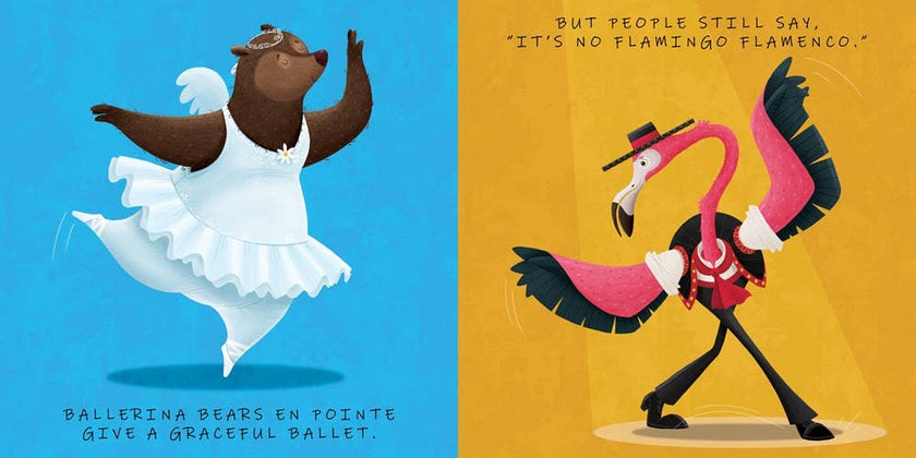 Flamingo Flamenco Board Book