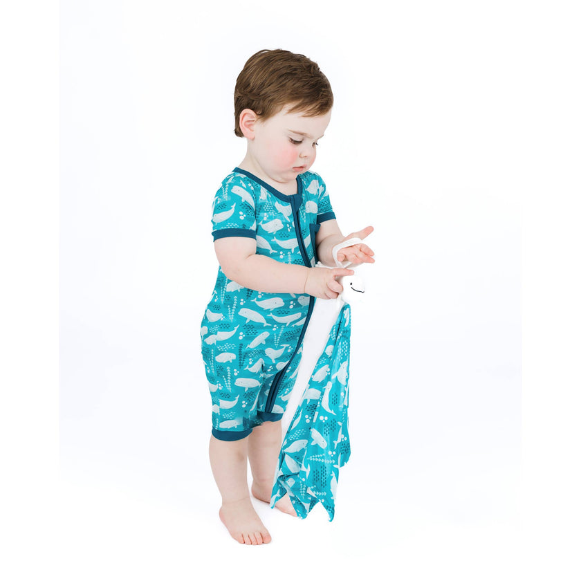 Beluga Whale Bamboo Baby Lovey