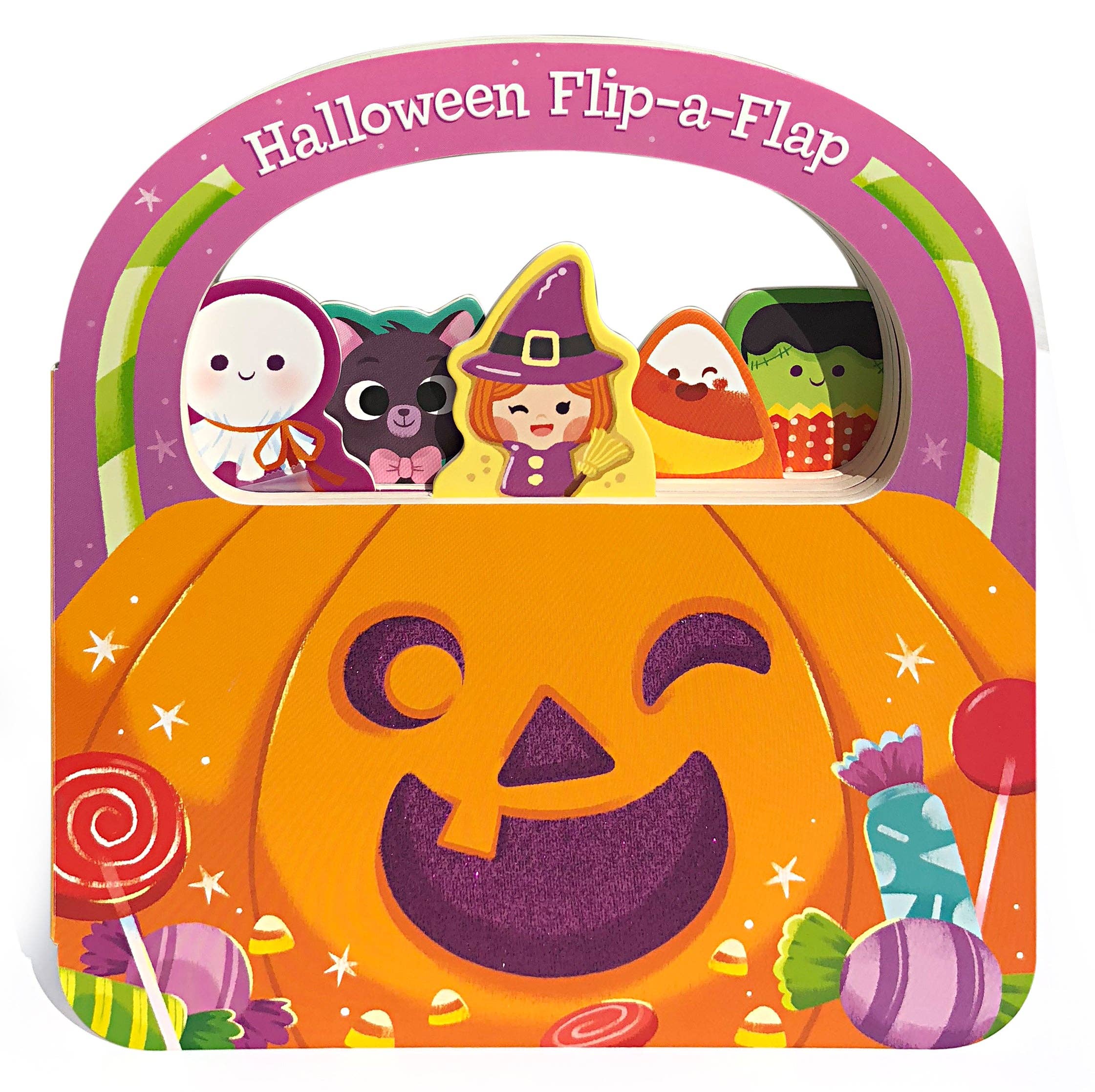 Happy Halloween Flip-a-Flap Halloween Board Book with Handle