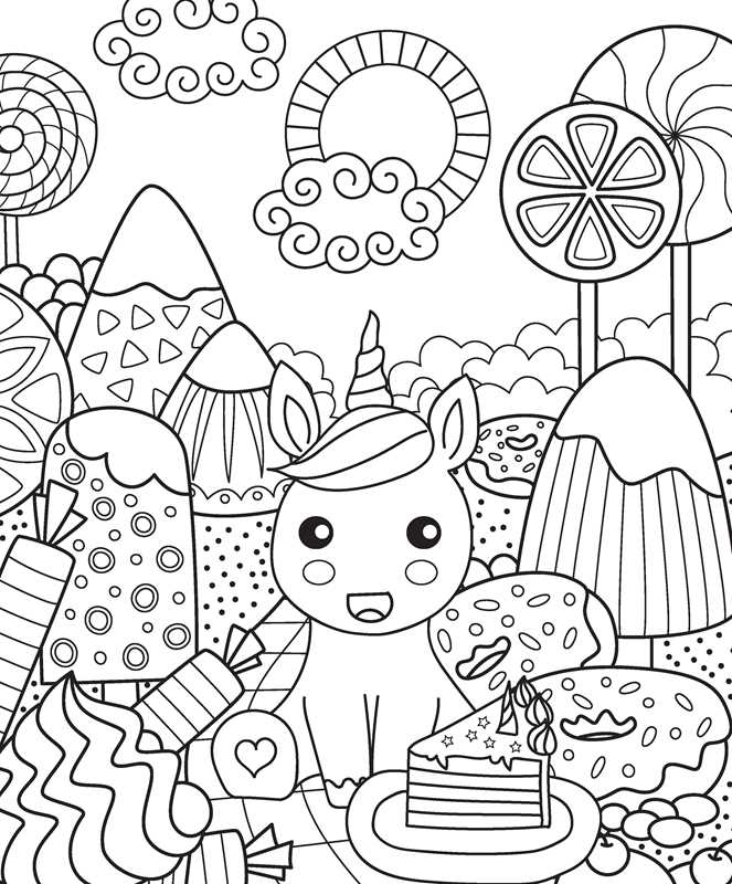 Markerific: Scented Cuties Coloring Book