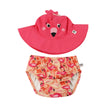 Swim Diaper & Sun Hat Set - Franny the Flamingo