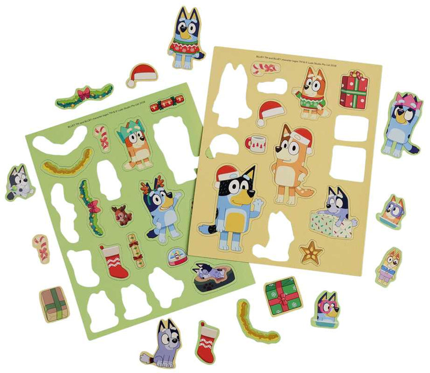 Bluey: Merry Christmas Activity Pad & Magnetic Playset