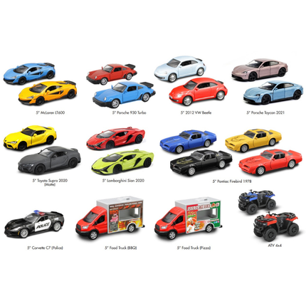 Die Cast Car 24 Piece Reorder Assortment F