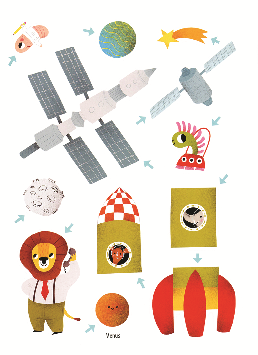 Big Stickers, Space Sticker Book