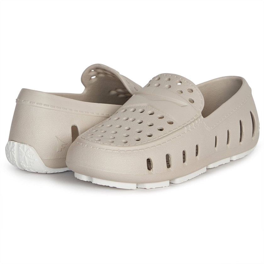 Bone & Bright White Floafers