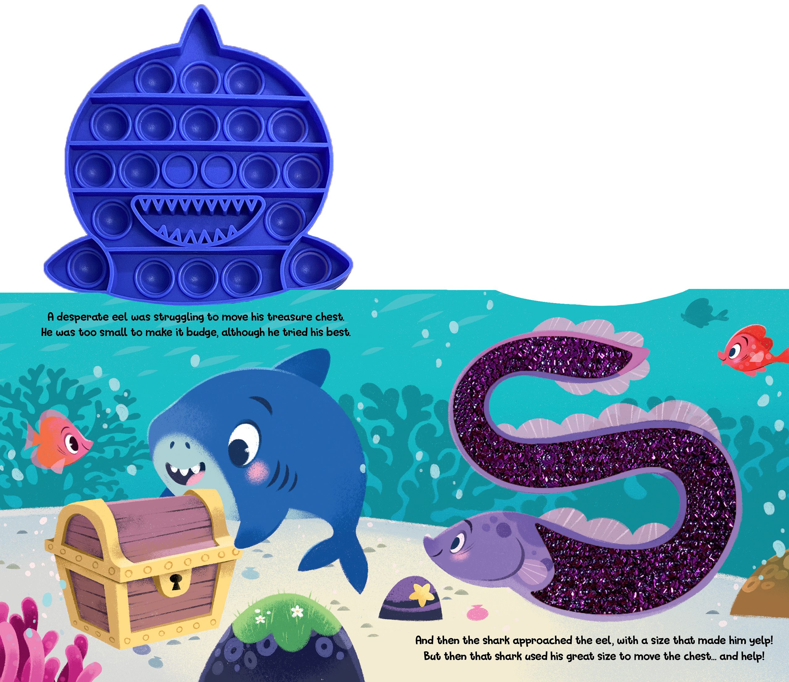 Little Shark - Your Sensory Fidget Friend Board Book