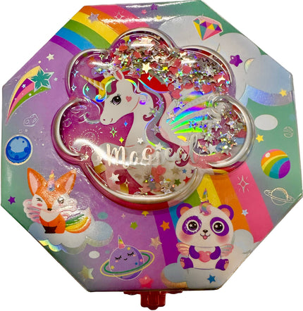 Musical Jewelry Box with Figurine, Glow in the Dark
