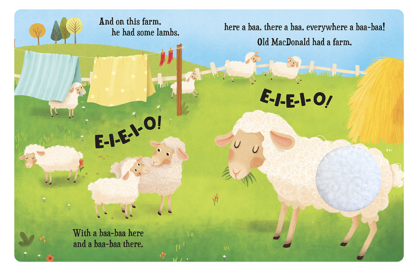 Old MacDonald Had A Farm: A Touch and Feel Book