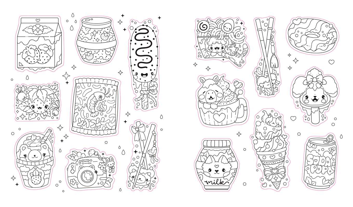 PopSticker! K-Pop Color You Own Sticker Book
