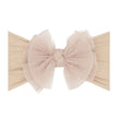 Baby Bling® Tulle FAB® soft nylon headband with tulle bow