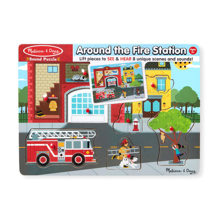 See and Hear Puzzle Around The Fire Station