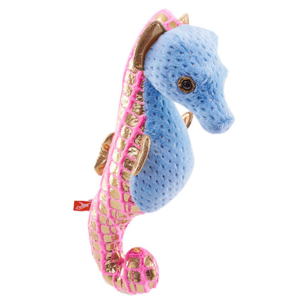 Foilkins Seahorse Blue Stuffed Animal 12