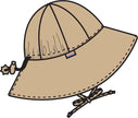 Kids Classic Khaki Sun Protective Hat