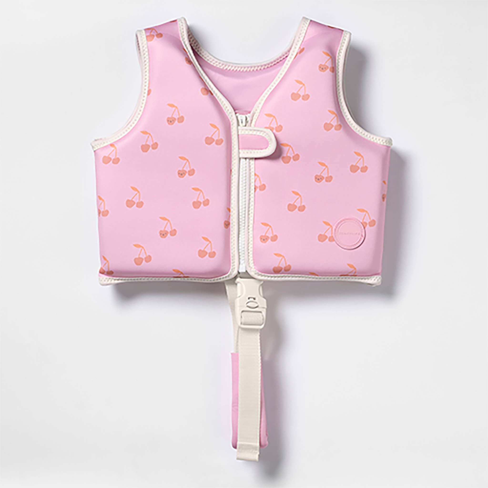 Kids Swim Vest Cotton Candy Cherry 33 lbs.