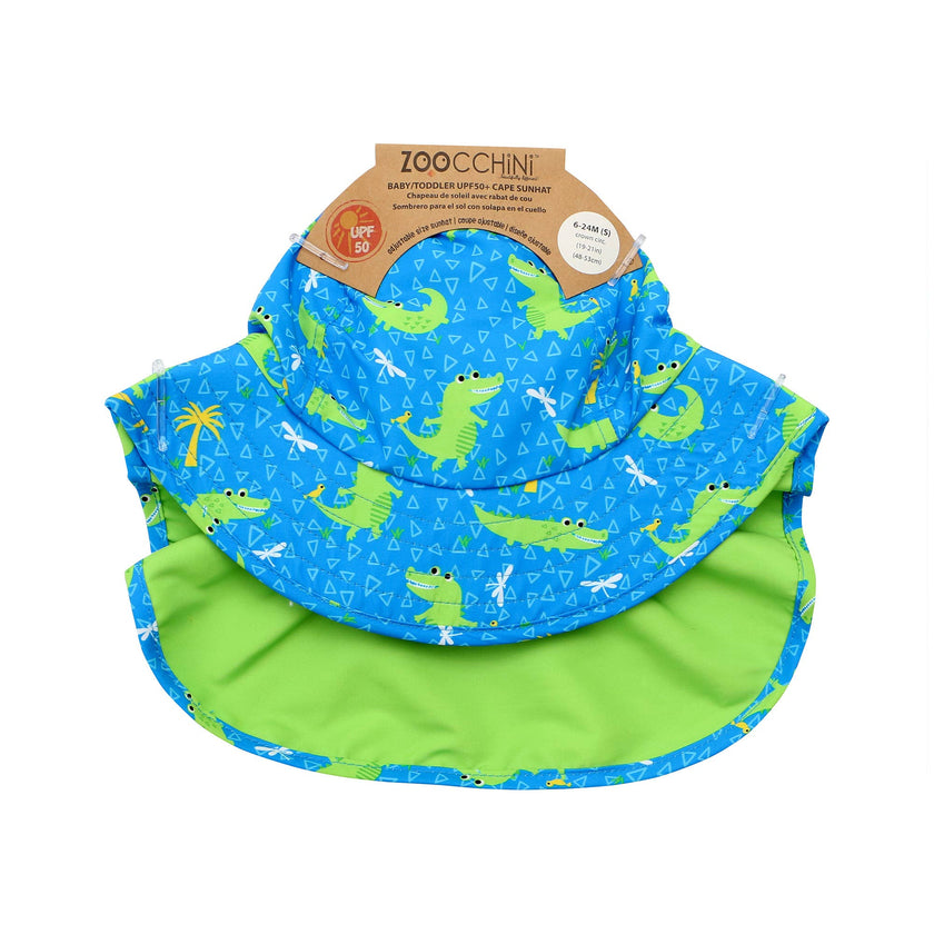 Baby/Toddler Cape Sunhat Aidan the Alligator