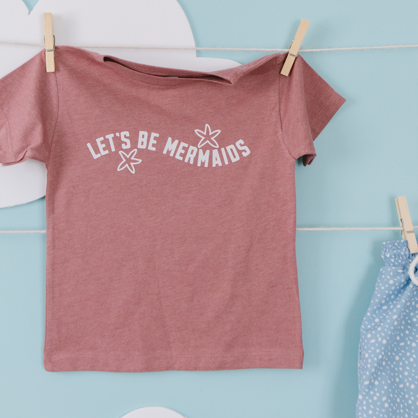 Let's be Mermaid's Toddler and Youth Beach Summer Shirt