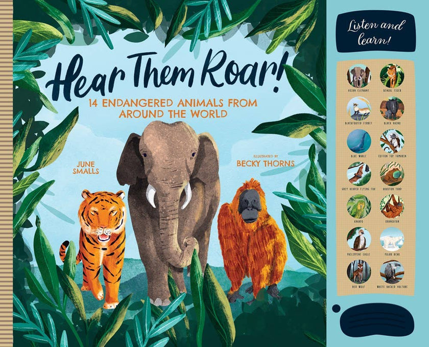 Hear Them Roar: 14 Endangered Animals - Kids' Hardcover Book