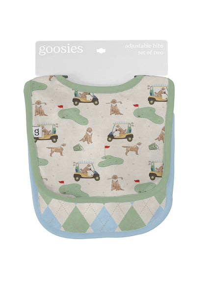 Barks & Birdies (Golf Dogs) Bamboo Bib Set