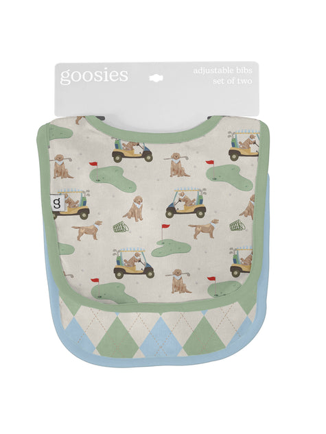 Barks & Birdies (Golf Dogs) Bamboo Bib Set