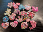 DELETE Bling Bling sequin star Aurora Glitter Resin charms for DIY Unique Special Croc Shoes  Best Quality JuliesDecalDesign: Set A 15pcs