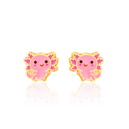 Axolotl Love | Cutie Stud Earrings for Girls