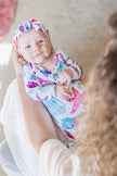 Seashell Newborn Bamboo Knotted Gown