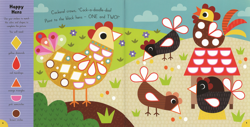 Match and Stick: On the Farm Sticker Book