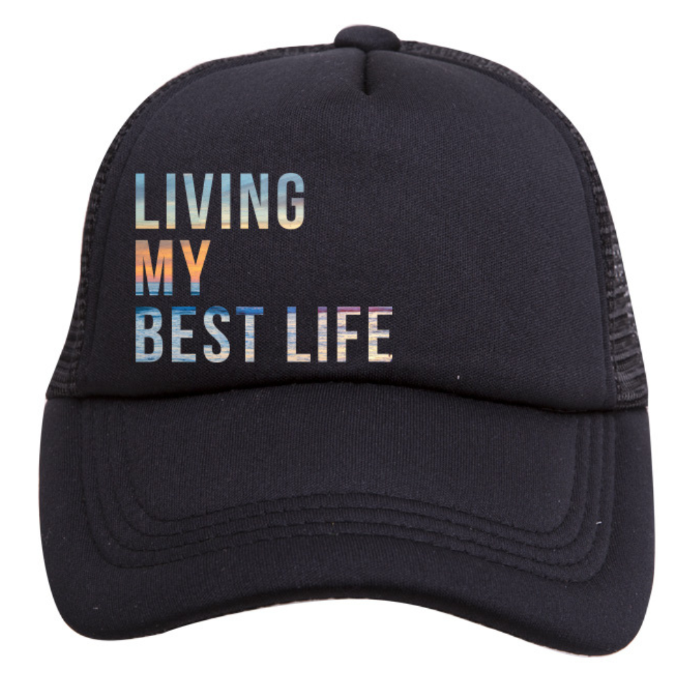 Living My Best Life Trucker Hat - Kid