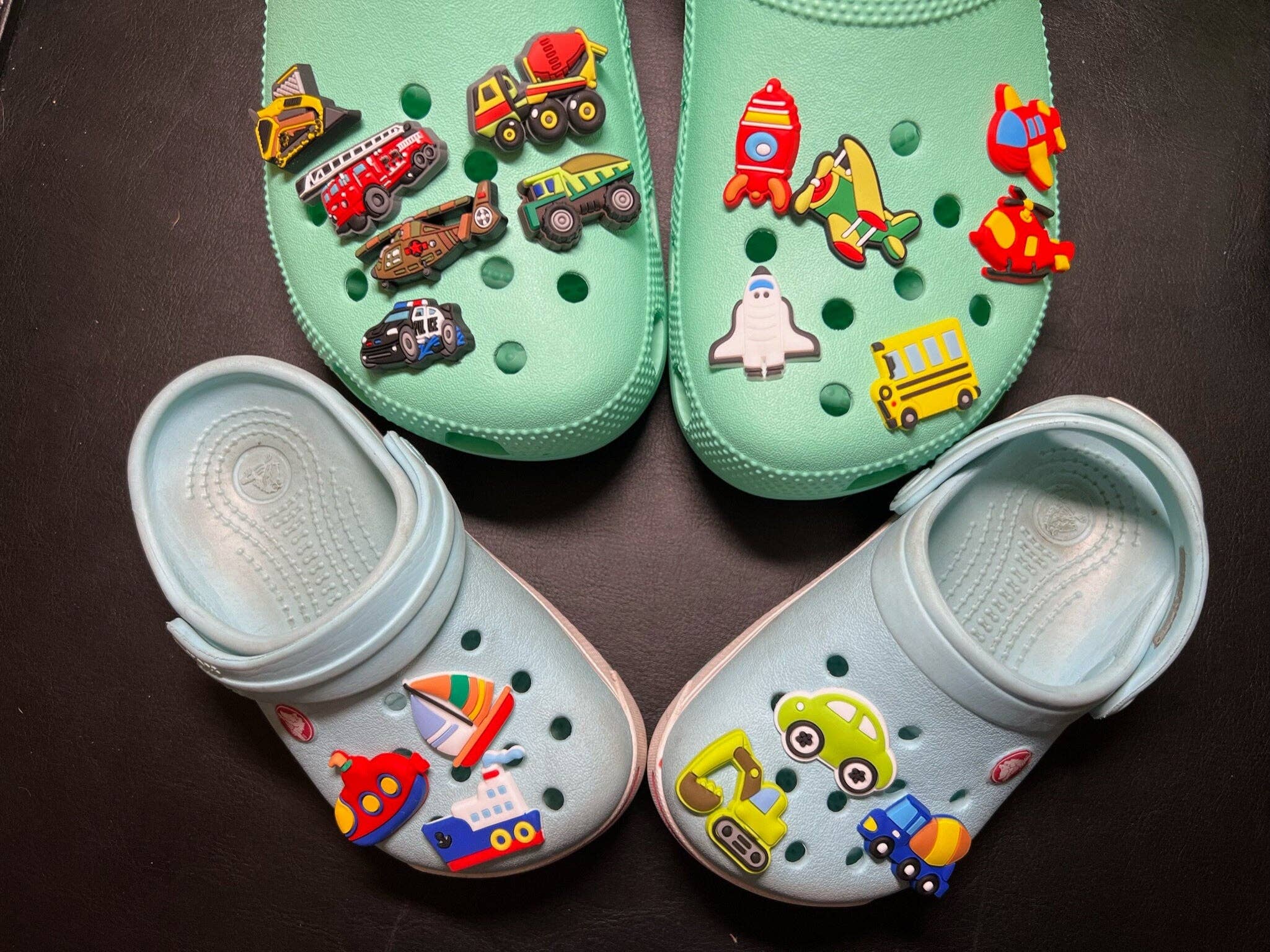 Pick your own Vehicle Transportation shoe charms
