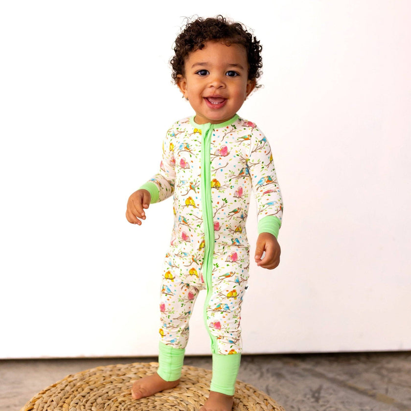 Love Birdees Bamboo Convertible Footie (NB-24m)