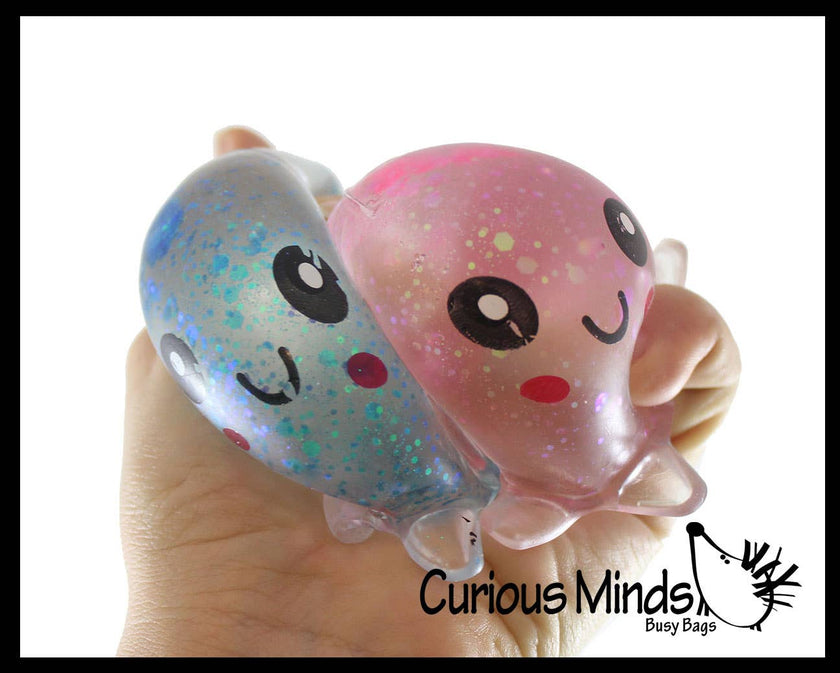 Octopus Sugar Ball Squishy Toy - Syrup Molasses Thick Glue/Gel Stress