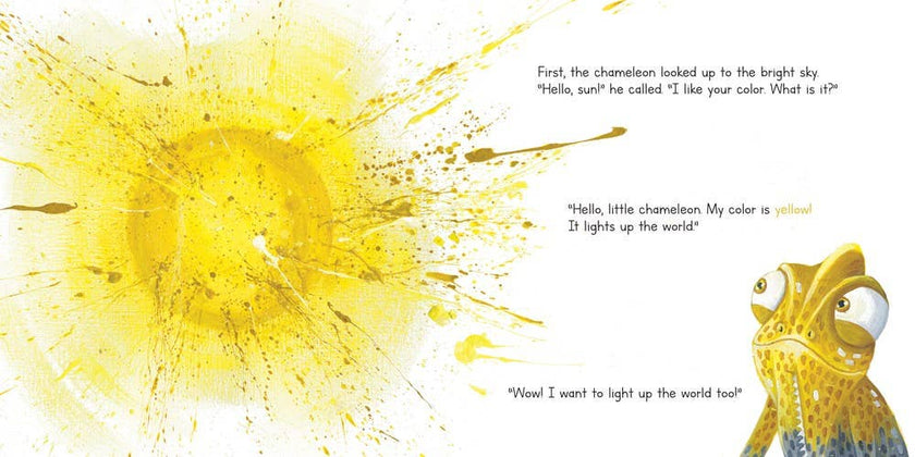 The Chameleon's True Colors Hardcover Book