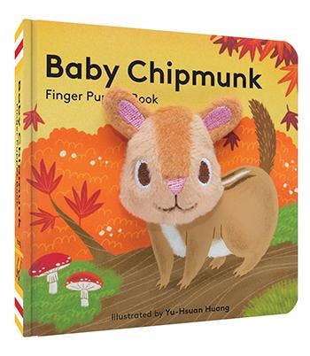 Finger Puppet Board Book- Baby Chipmunk