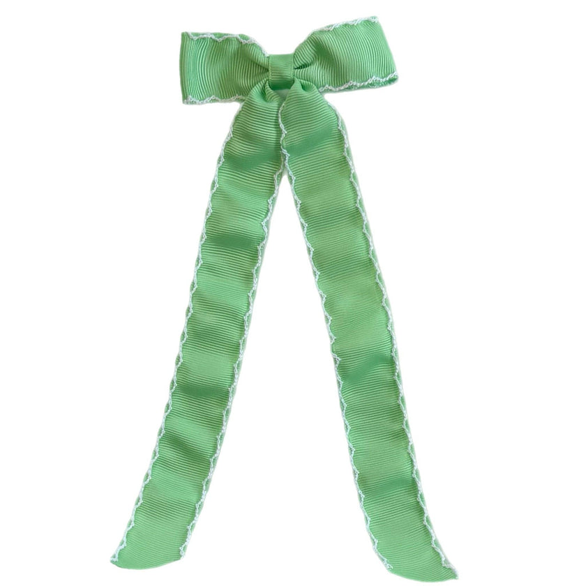 Fun Longtail Solid Hair Bows