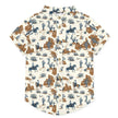 Kids Cream Western Frontier Short-Sleeve Button-Up