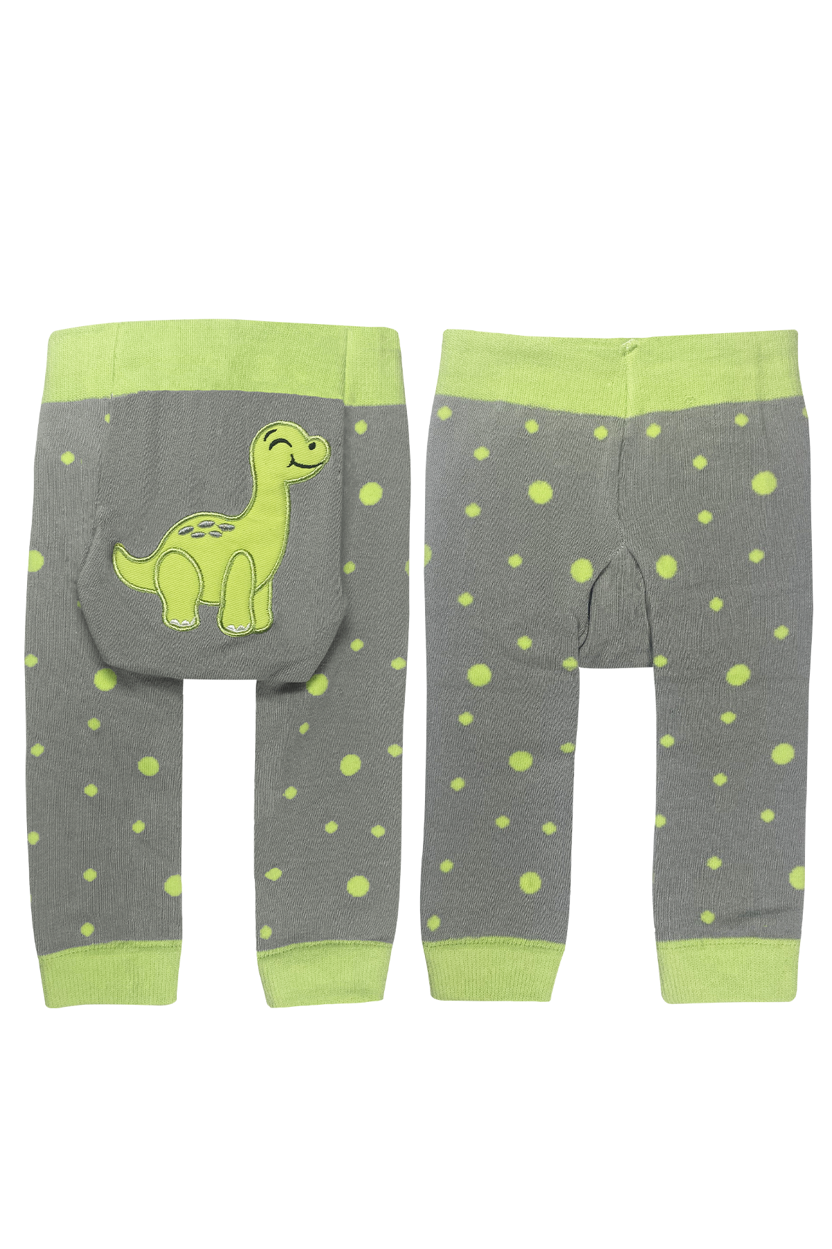 Green Dino Baby Boogie Tights