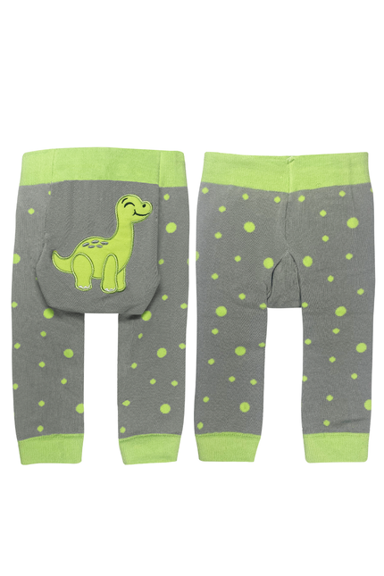 Green Dino Baby Boogie Tights