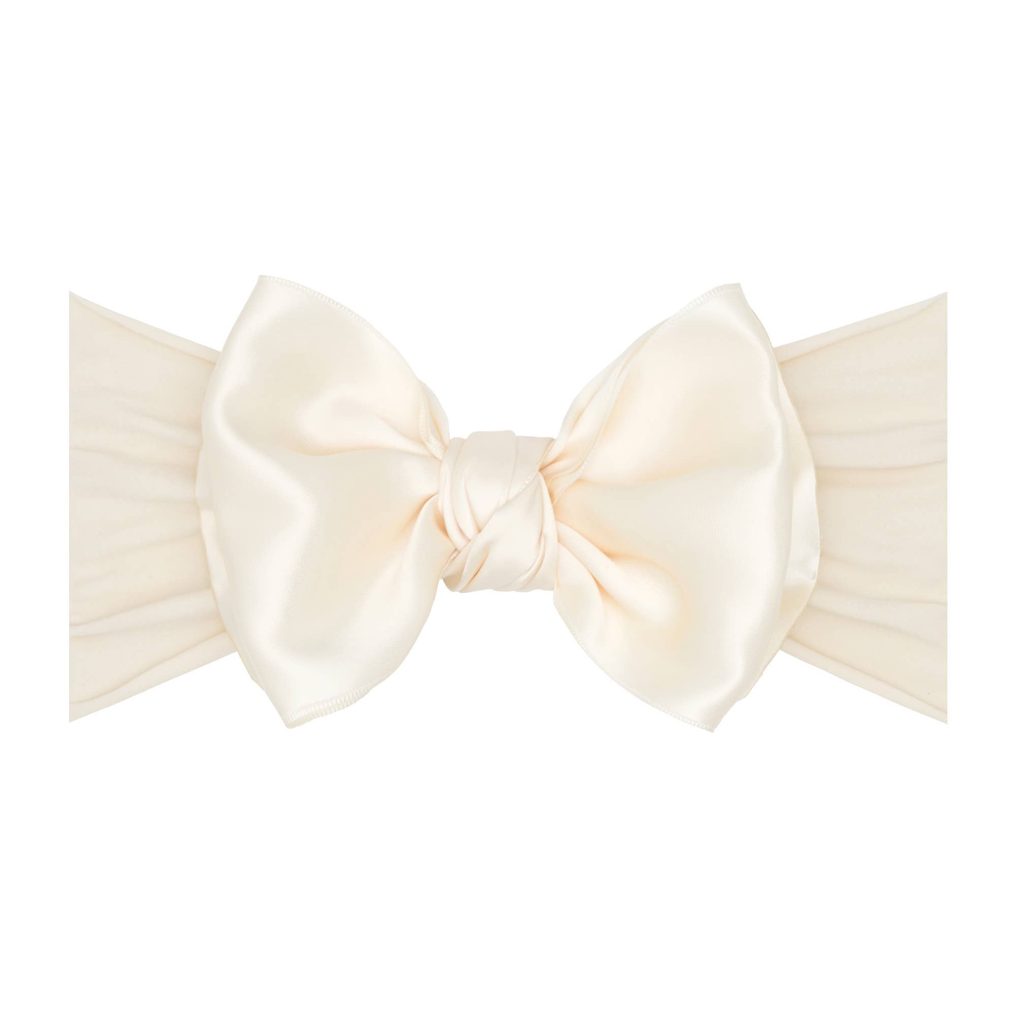 Baby Bling® Satin FAB® soft nylon headband with satin bow