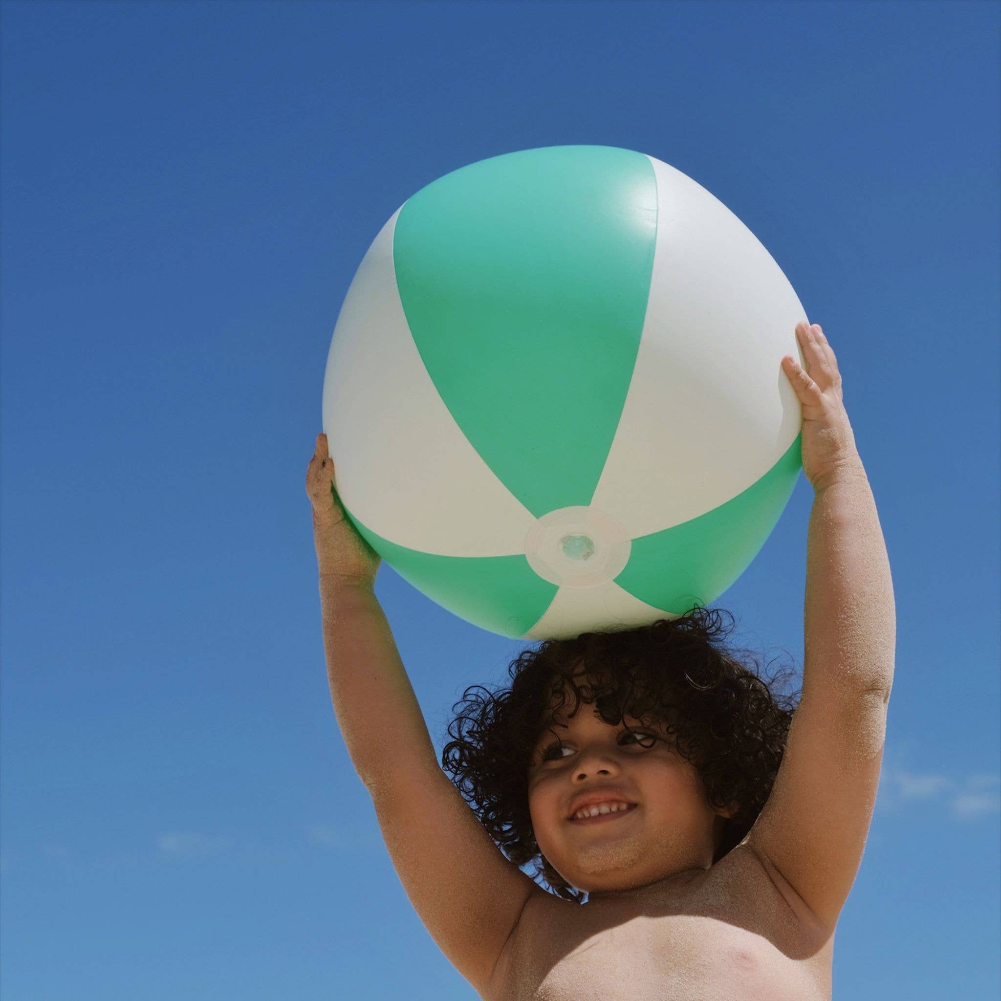 Inflatable Beach Ball Toy Pool Party Neon Green